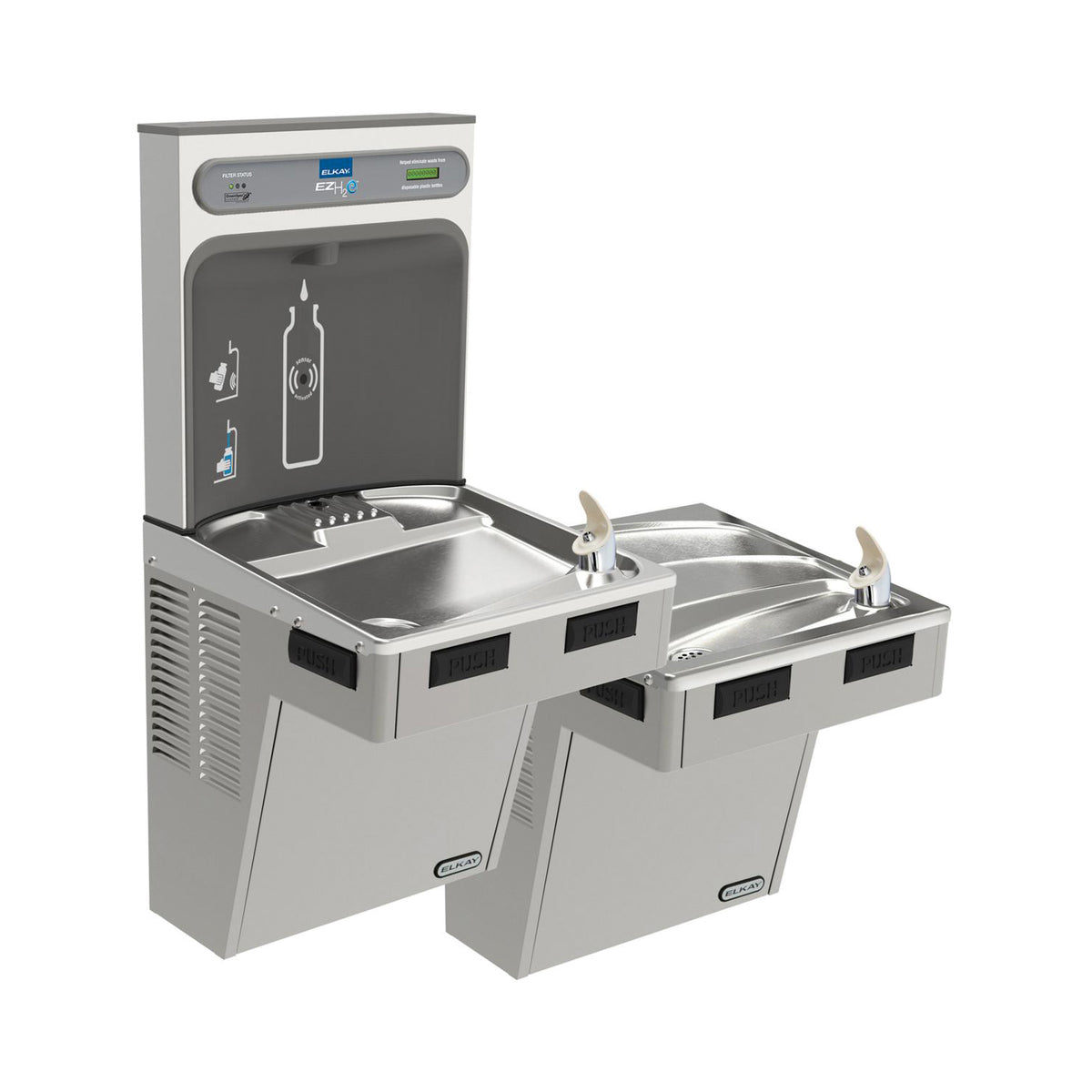 EZH2O - Filtered Bi-Level Bottle Filling Station - 1.5 Gph