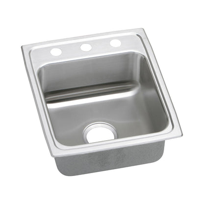 Lustertone Classic - 17" Kitchen Sink and Faucet Kit