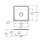 Lustertone Classic - 19-1/2" Traditional Kitchen Sink