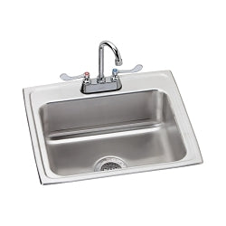 Lustertone Classic - 22" Kitchen Sink and Faucet Kit