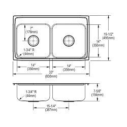 Elkay® LR3319 Kitchen Sink