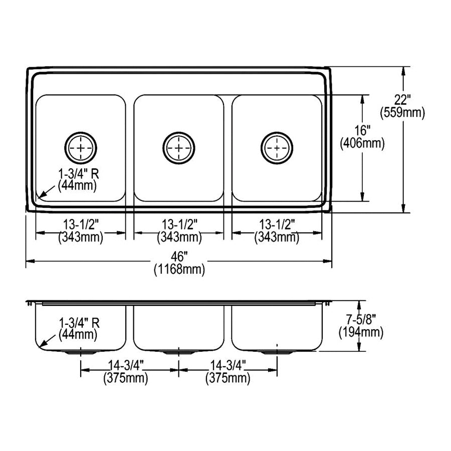 Elkay® LTR46223 Kitchen Sink