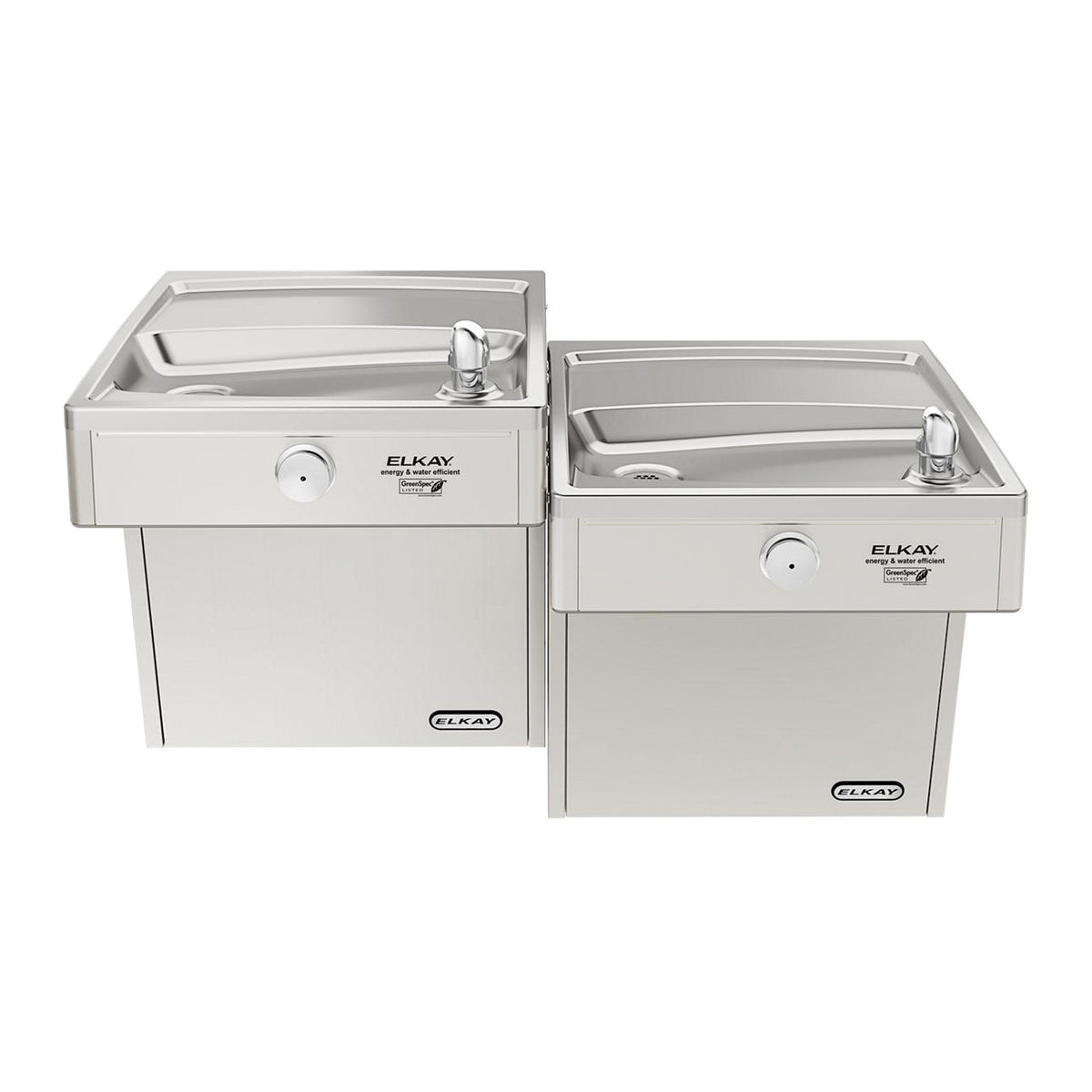 Filtered Barrier Free Bi-Level Cooler - 18-5/8" D