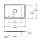 Celebrity - Classroom Sink - Brilliant Satin