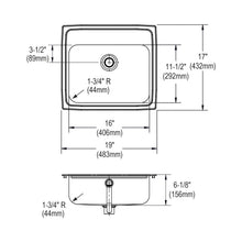 Elkay® PSLVR1917 Bathroom Sink
