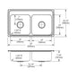 Celebrity - 33" Kitchen Sink - Pacemaker