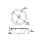 Asana - 14-3/8" Bathroom Sink - Drop-in