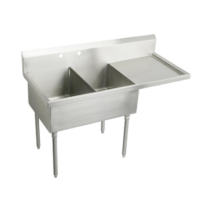 Sturdibilt - Scullery Sink - Floor Mount - Double Bowl