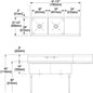 Sturdibilt - Scullery Sink - Floor Mount - Double Bowl