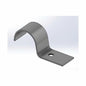 Fig 233 - 3/4" IPS 1-Hole Pipe Strap - T304 Stainless Steel
