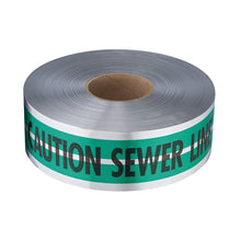Milwaukee® Empire® 31-052 Detectable Premium Underground Utility Tape, Green, 1000 ft L x 2 in W x 5 mil THK