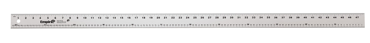 Heavy Duty Straight Edge Ruler - Graduations 1/16"