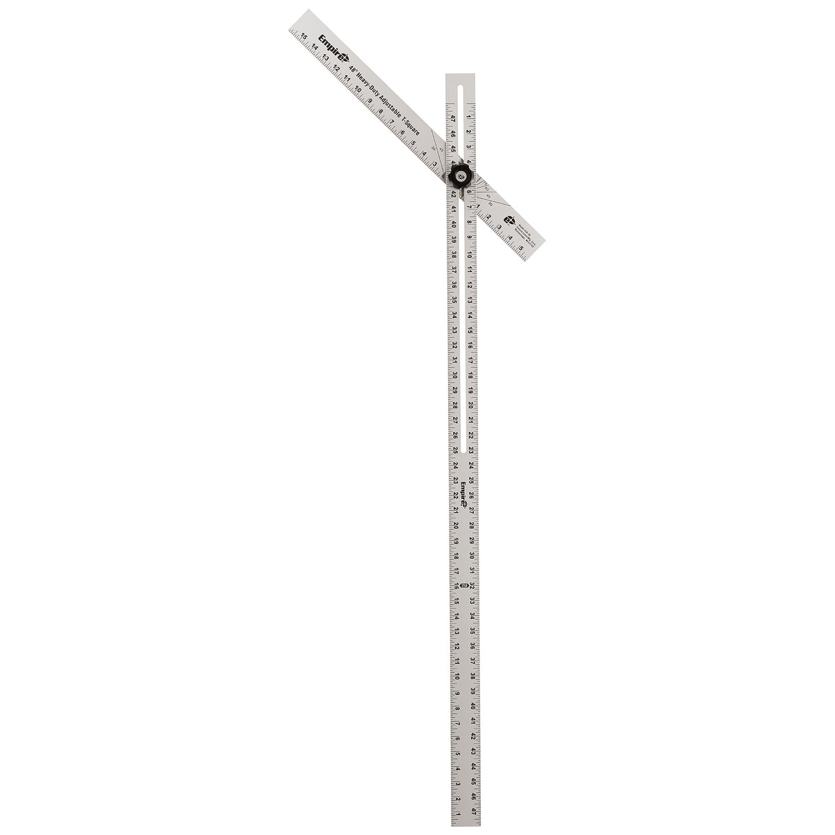 Adjustable Head Super Heavy Duty T-Square - Aluminum