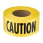 Empire® 71-1001 Economy Grade Standard Barricade Tape, Yellow, 1000 ft L 3 in W, Caution Legend, Plastic