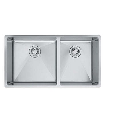 Cube - 32-9/16" Kitchen Sink - Undermount - Double Bowl