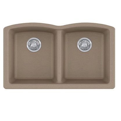 Ellipse - 33" Kitchen Sink - Oyster/Tan
