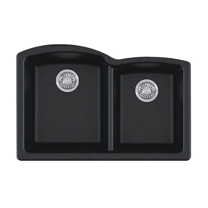 Ellipse - 33" Kitchen Sink - Black/Onyx