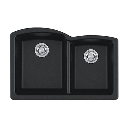 Ellipse - 33" Kitchen Sink - Black/Onyx