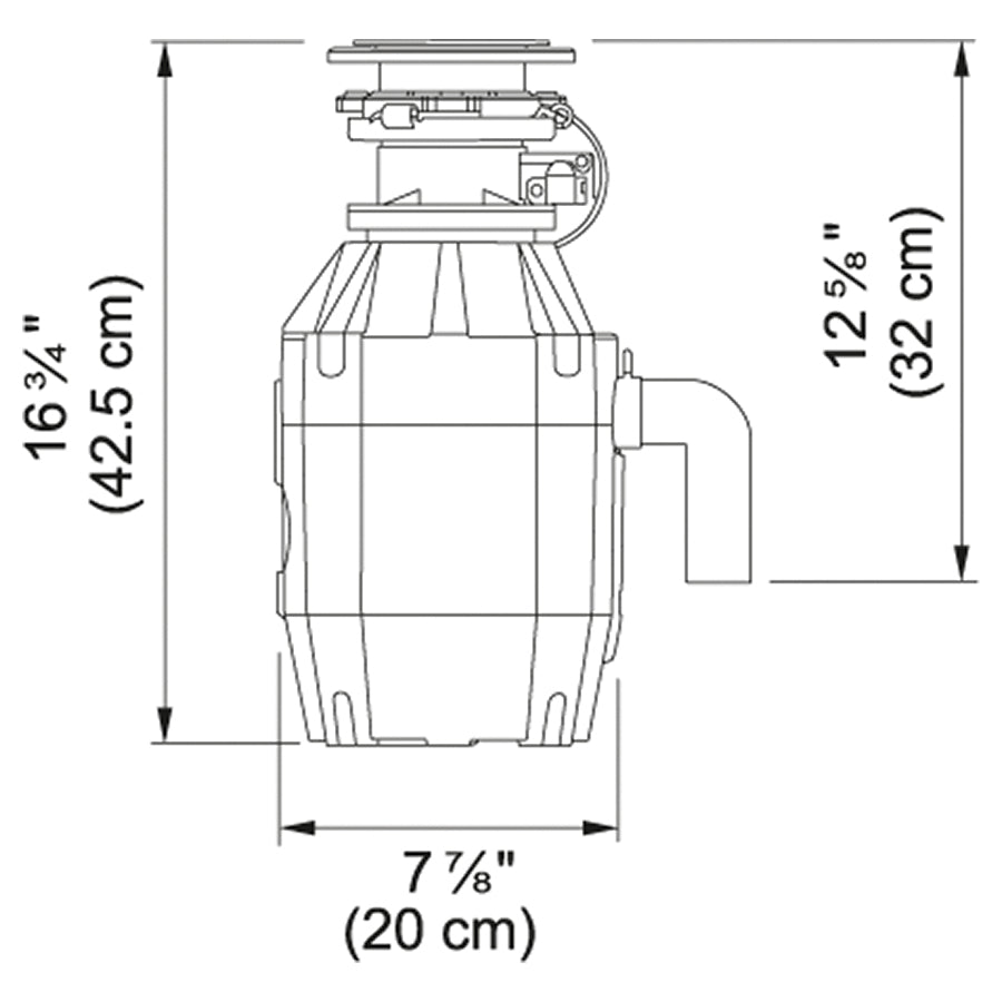 Waste Disposer - 3/4 HP - Stainless Steel