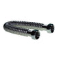 Falcon Stainless Water-Flex™ SWC118 Mega-Flow Flexible Connector, FNPT 1 in Inlet, FNPT 1 in Outlet, 304 Stainless Steel