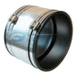 Fernco® 1002-64RC 1002 RC Strong Back Repair Coupling, 6 x 4 in Nominal, Clay x Cast Iron/Copper/Lead/Plastic/Steel End Style, 60 Duro Shore A Flexible PVC, Domestic