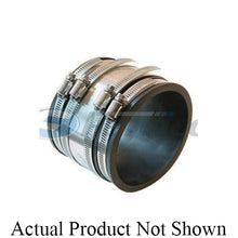 Fernco® 1056-54 Flexible Pipe Coupling, 5 x 4 in Nominal, Cast Iron/Plastic/Steel/Lead End Style, PVC, Domestic