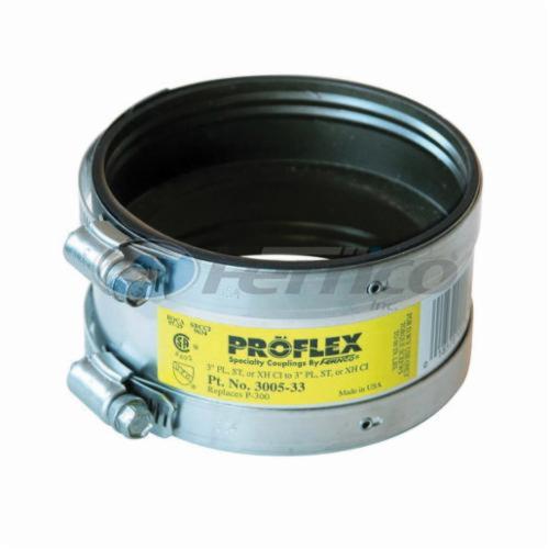3" Shielded Pipe Coupling - Plastic/Steel/Xh Cast Iron