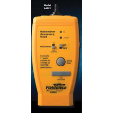 Fieldpiece AMN2 1-Port Manometer Accessory Head, -60 to 60 in WC Measurement Range, 32 to 105 deg F Operating Environment and 15 to 90 % RH