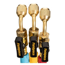 Fieldpiece HR3BM Mini-Split Ball Valve Hose Set, 5/16 x 1/4 in Nominal, 5 ft L, 800 psi Working