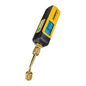 Fieldpiece Job Link® MG44 Wireless Vacuum Gauge With Micron Gauge and Alarm, 50 to 25000 umHg Measuring, 14 to 122 deg F, 1/4 in Flare Connection, LCD Backlit Display, 9 V DC AA Alkaline Battery