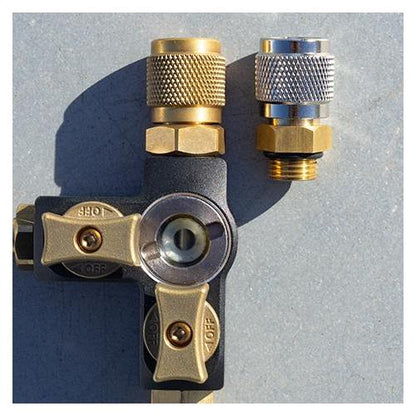 Service Port Fitting - Brass