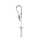 Spring Style Pre-Rinse Faucet Unit with 21" Riser - Brass