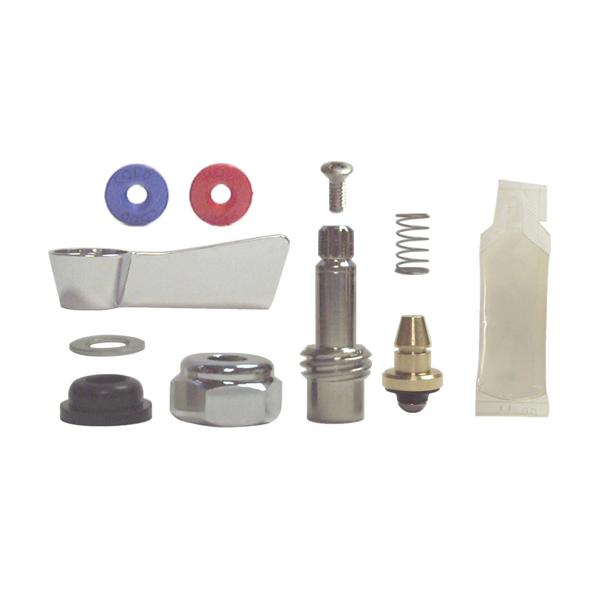 Fisher 54526 Faucet Stem Repair Kit, For Use With Model 53740/53759/53767 4 in Deck Mount Kitchen Faucets, Stainless Steel
