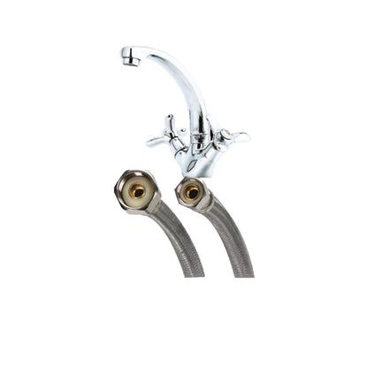 Faucet Connector - Stainless Steel - Compression x FIP