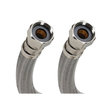 Fluidmaster® B1H12 Water Heater Connector, 3/4 in Nominal, FNPT End Style, 12 in L, Stainless Steel, Import