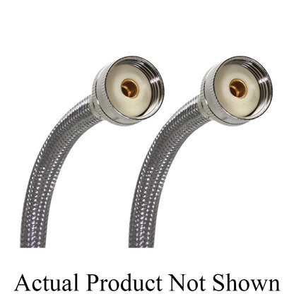 Fluidmaster® B9WM Washing Machine Connector, Fluidmaster® Washing Machine Connector, 3/4 in Compression, 304 Stainless Steel, Import