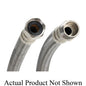Fluidmaster® PRO SERIES™ PRO3H18 Water Heater Connector, 3/4 in Nominal, MNPT x FNPT End Style, 18 in L, 125 psi Working, 304 Stainless Steel, Import