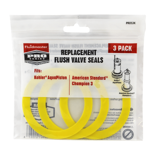 Pro Series - Replacement Flush Valve Seals - Silicone