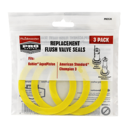 Pro Series - Replacement Flush Valve Seals - Silicone