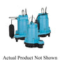 Little Giant® 506804 6EC Sump Pump, 53 gpm Flow Rate, 1-1/2 in FNPT Outlet, 1 ph, 1/3 hp, Cast Iron
