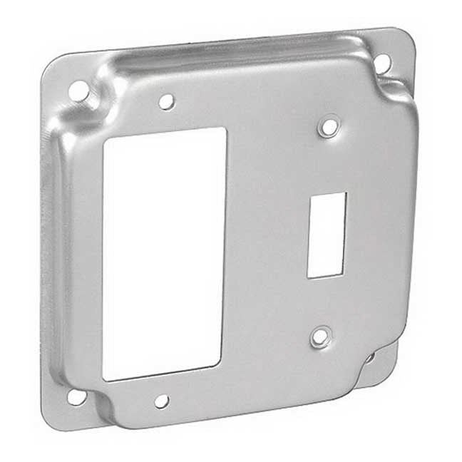 4" SQ EXPOSED WORK CVR TOGGLE/