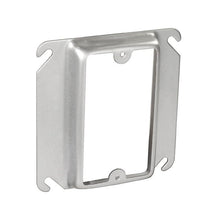 GARVIN® 52C14-5/8 1-Gang Square Device Ring, 4 in L x 4 in W, Steel, 5/8 in Raised