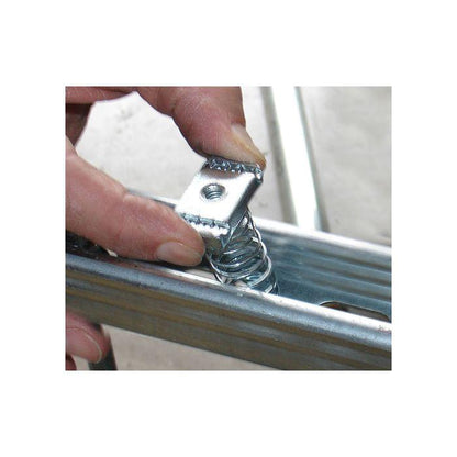 Short Spring Nut - Steel - 1/4-20 Unc Thread