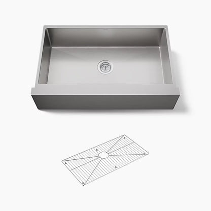 Strive® 35-1/2" Undermount Single-Bowl Farmhouse Kitchen Sink
