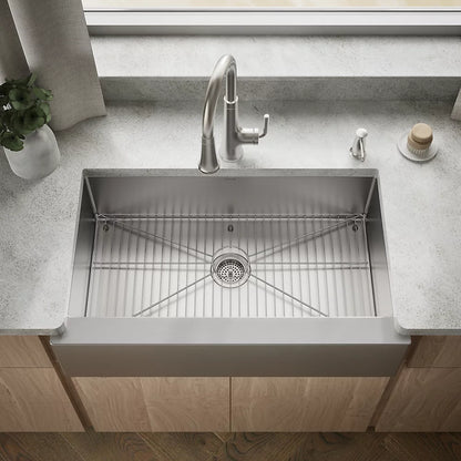 Strive® 35-1/2" Undermount Single-Bowl Farmhouse Kitchen Sink