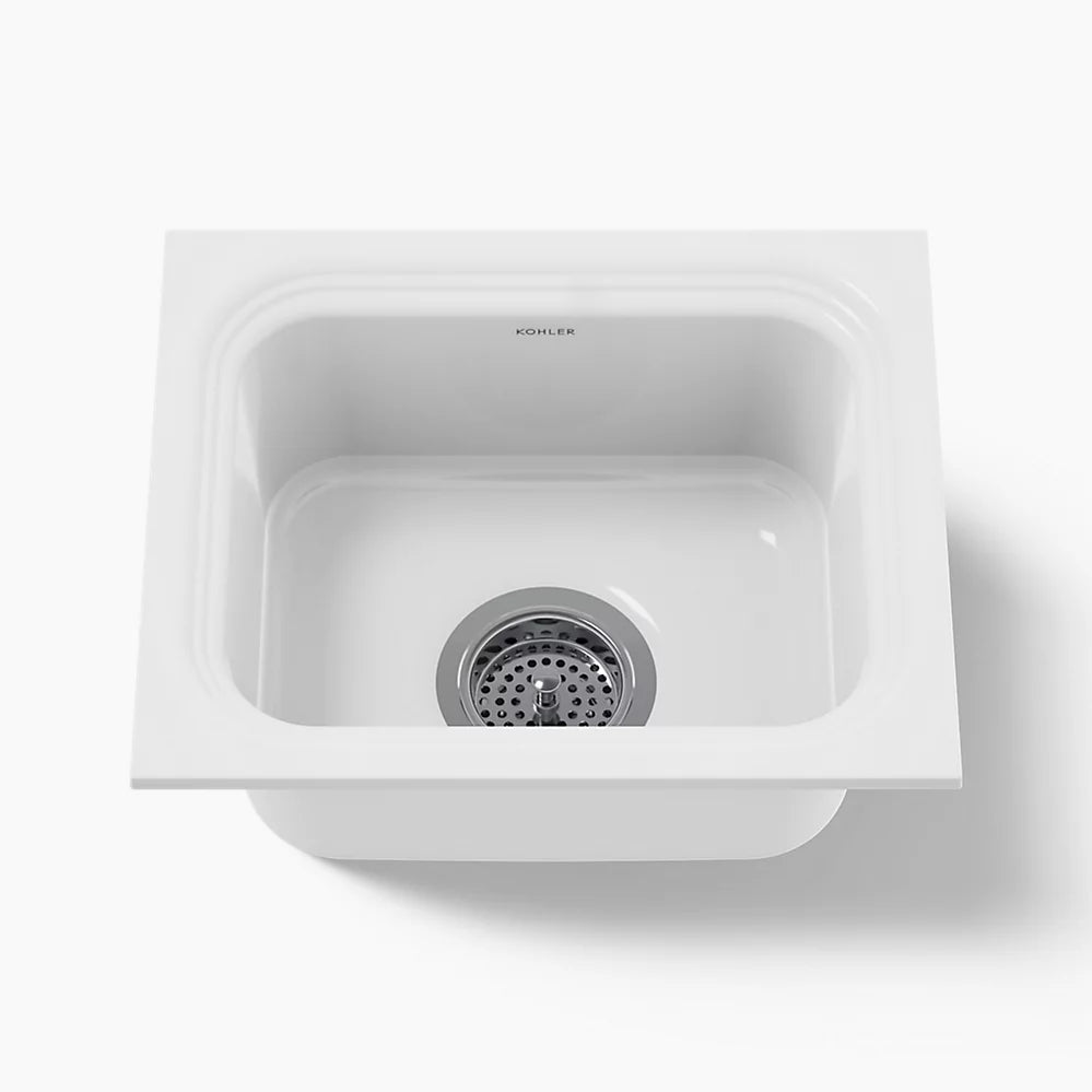 Northland™ 15" Undermount Single-Bowl Bar Sink - Biscuit