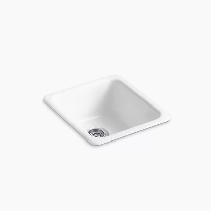 Iron/Tones® 17" Top-/Undermount Single-Bowl Bar Sink