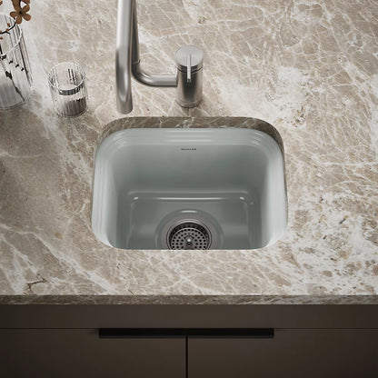 Northland™ 15" Undermount Single-Bowl Bar Sink - Ice Gray