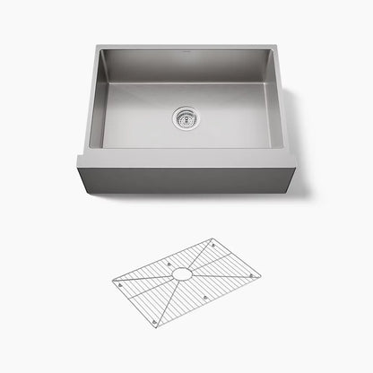 29-1/2" Single Basin Undermount 16-Gauge Self Trimming Sink
