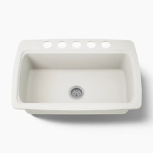 Cape Dory® 33" Undermount Single-Bowl Kitchen Sink - Biscuit